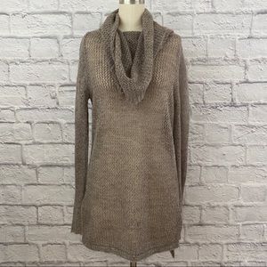 Max Mara Marella Cowl Neck Tunic Sweater with slit